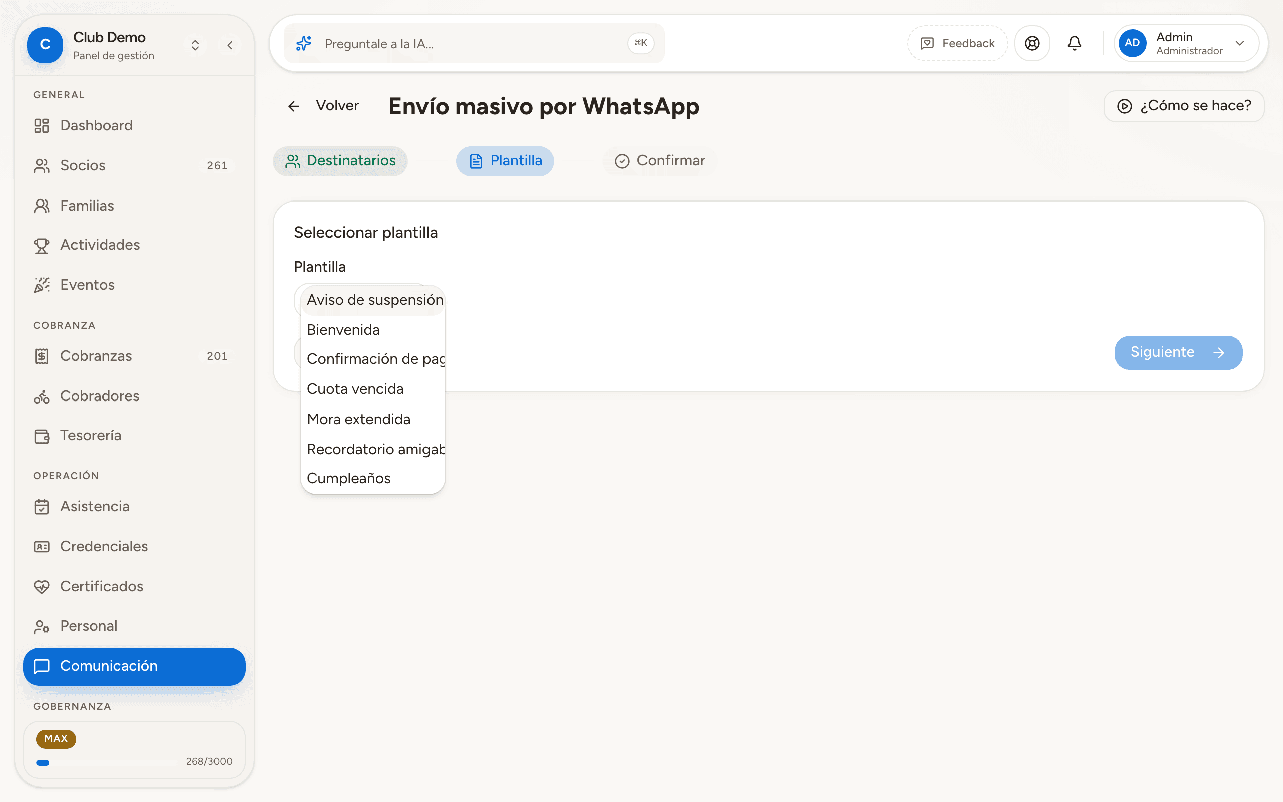 Plantillas listas para usar